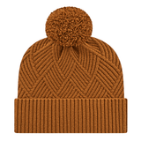 Cap America iK8554 Premium Diagonal Weave Knit Cap with Cuff Unisex Accessories Hats & Caps