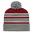 Cap America iK56 Double Stripe Knit Cap with Ribbed Cuff Unisex Accessories Hats & Caps