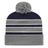 Cap America iK56 Double Stripe Knit Cap with Ribbed Cuff Unisex Accessories Hats & Caps