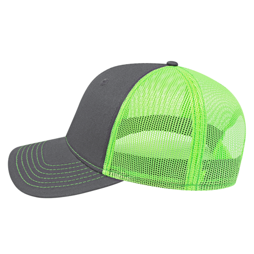 Cap America i3028 Trucker Mesh Back Cap Unisex Accessories Hats & Caps