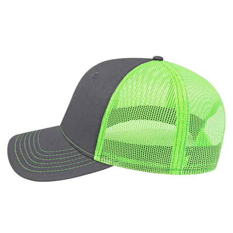 Cap America i3028 Trucker Mesh Back Cap Unisex Accessories Hats & Caps