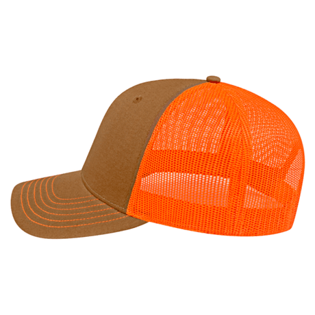 Cap America i3028 Trucker Mesh Back Cap Unisex Accessories Hats & Caps