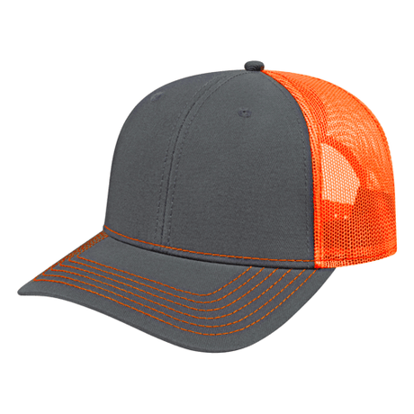 Cap America i3028 Trucker Mesh Back Cap Unisex Accessories Hats & Caps