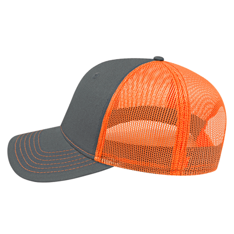 Cap America i3028 Trucker Mesh Back Cap Unisex Accessories Hats & Caps