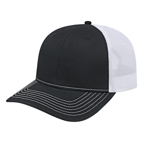 Cap America i3028 Trucker Mesh Back Cap Unisex Accessories Hats & Caps