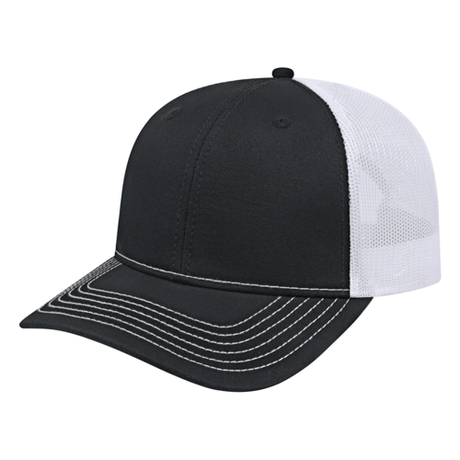 Cap America i3028 Trucker Mesh Back Cap Unisex Accessories Hats & Caps