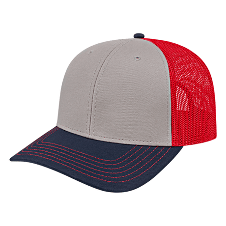Cap America i3028 Trucker Mesh Back Cap Unisex Accessories Hats & Caps