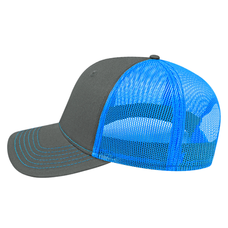 Cap America i3028 Trucker Mesh Back Cap Unisex Accessories Hats & Caps