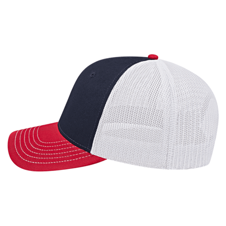 Cap America i3028 Trucker Mesh Back Cap Unisex Accessories Hats & Caps