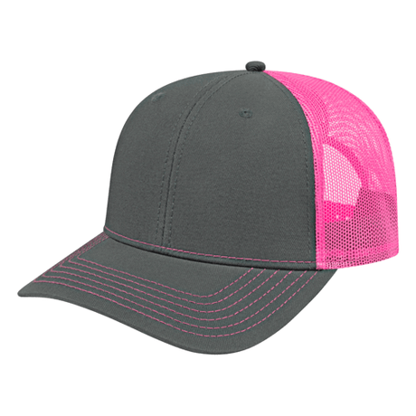 Cap America i3028 Trucker Mesh Back Cap Unisex Accessories Hats & Caps
