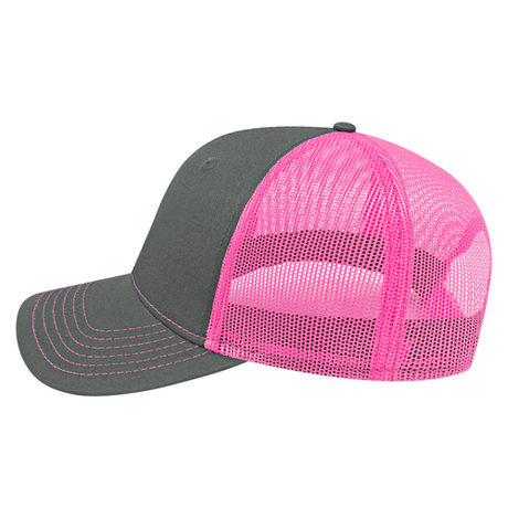 Cap America i3028 Trucker Mesh Back Cap Unisex Accessories Hats & Caps