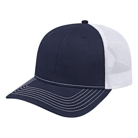 Cap America i3028 Trucker Mesh Back Cap Unisex Accessories Hats & Caps