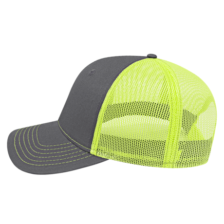 Cap America i3028 Trucker Mesh Back Cap Unisex Accessories Hats & Caps