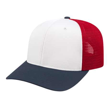 Cap America i8502 Flexfit 110® Premium Trucker Mesh Back Cap Unisex Accessories Hats & Caps