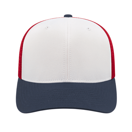 Cap America i8502 Flexfit 110® Premium Trucker Mesh Back Cap Unisex Accessories Hats & Caps