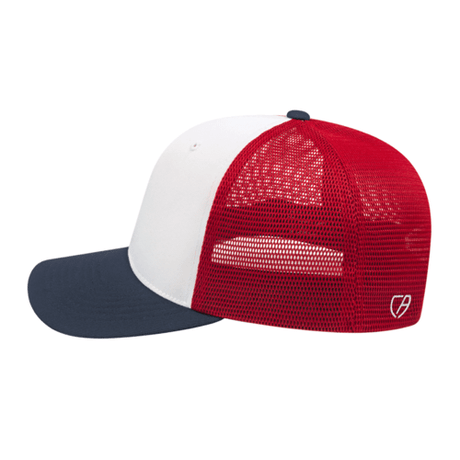 Cap America i8502 Flexfit 110® Premium Trucker Mesh Back Cap Unisex Accessories Hats & Caps