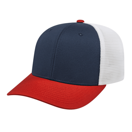 Cap America i8502 Flexfit 110® Premium Trucker Mesh Back Cap Unisex Accessories Hats & Caps
