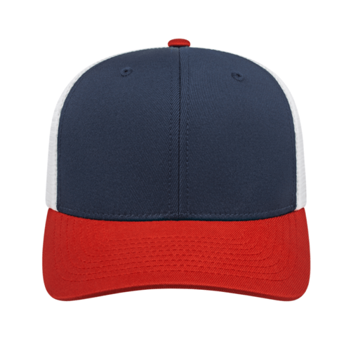 Cap America i8502 Flexfit 110® Premium Trucker Mesh Back Cap Unisex Accessories Hats & Caps