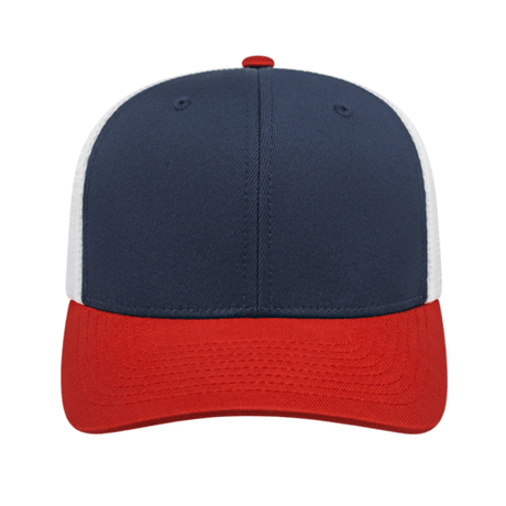 Cap America i8502 Flexfit 110® Premium Trucker Mesh Back Cap Unisex Accessories Hats & Caps