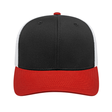 Cap America i8502 Flexfit 110® Premium Trucker Mesh Back Cap Unisex Accessories Hats & Caps