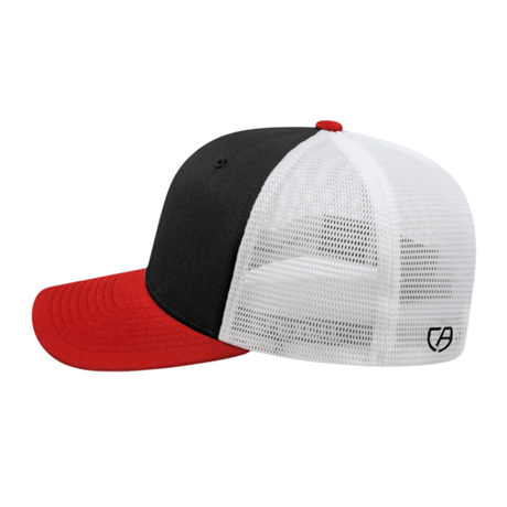Cap America i8502 Flexfit 110® Premium Trucker Mesh Back Cap Unisex Accessories Hats & Caps