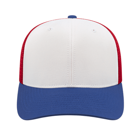 Cap America i8502 Flexfit 110® Premium Trucker Mesh Back Cap Unisex Accessories Hats & Caps