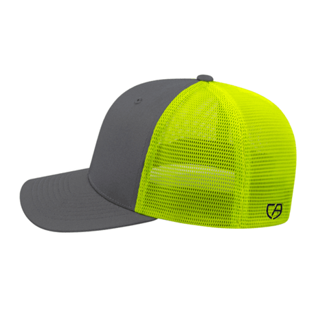 Cap America i8502 Flexfit 110® Premium Trucker Mesh Back Cap Unisex Accessories Hats & Caps
