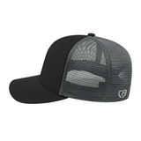 Cap America i8502 Flexfit 110® Premium Trucker Mesh Back Cap Unisex Accessories Hats & Caps