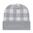 Cap America RKP12 Plaid Knit Cap with Cuff Unisex Accessories Hats & Caps