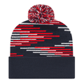 Cap America RKB12 Bar Knit Cap with Cuff Unisex Accessories Hats & Caps