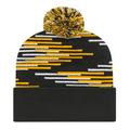 Cap America RKB12 Bar Knit Cap with Cuff Unisex Accessories Hats & Caps