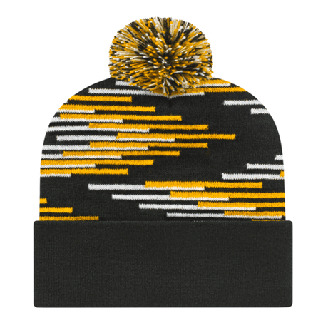 Cap America RKB12 Bar Knit Cap with Cuff Unisex Accessories Hats & Caps