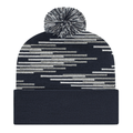 Cap America RKB12 Bar Knit Cap with Cuff Unisex Accessories Hats & Caps