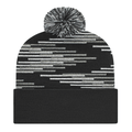 Cap America RKB12 Bar Knit Cap with Cuff Unisex Accessories Hats & Caps