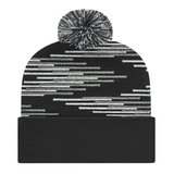 Cap America RKB12 Bar Knit Cap with Cuff Unisex Accessories Hats & Caps