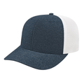 Cap America i8509 Flexfit 110® Mélange Trucker Mesh Back Cap Unisex Accessories Hats & Caps
