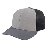 Cap America i8509 Flexfit 110® Mélange Trucker Mesh Back Cap Unisex Accessories Hats & Caps