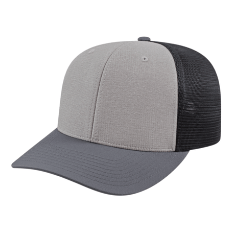 Cap America i8509 Flexfit 110® Mélange Trucker Mesh Back Cap Unisex Accessories Hats & Caps