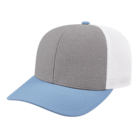 Cap America i8509 Flexfit 110® Mélange Trucker Mesh Back Cap Unisex Accessories Hats & Caps