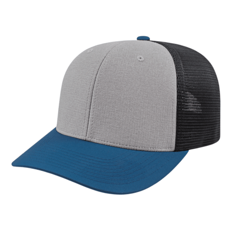 Cap America i8509 Flexfit 110® Mélange Trucker Mesh Back Cap Unisex Accessories Hats & Caps