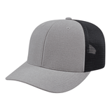 Cap America i8509 Flexfit 110® Mélange Trucker Mesh Back Cap Unisex Accessories Hats & Caps