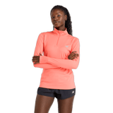 New Balance Women's Sport Essentials Space Dye Quarter Zip