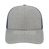 Cap America i3035 Blended Wool Acrylic Trucker Mesh Back Cap Unisex Accessories Hats & Caps
