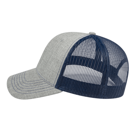 Cap America i3035 Blended Wool Acrylic Trucker Mesh Back Cap Unisex Accessories Hats & Caps