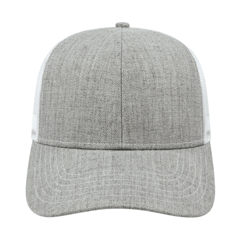 Cap America i3035 Blended Wool Acrylic Trucker Mesh Back Cap Unisex Accessories Hats & Caps