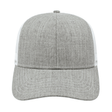 Cap America i3035 Blended Wool Acrylic Trucker Mesh Back Cap Unisex Accessories Hats & Caps