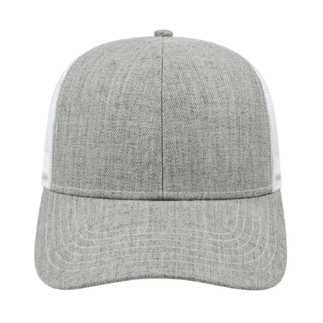 Cap America i3035 Blended Wool Acrylic Trucker Mesh Back Cap Unisex Accessories Hats & Caps