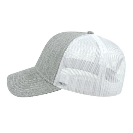 Cap America i3035 Blended Wool Acrylic Trucker Mesh Back Cap Unisex Accessories Hats & Caps
