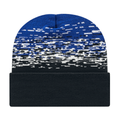 Cap America RKS12 Static Pattern Knit Cap with Cuff Unisex Accessories Hats & Caps