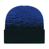 Cap America RKS12 Static Pattern Knit Cap with Cuff Unisex Accessories Hats & Caps